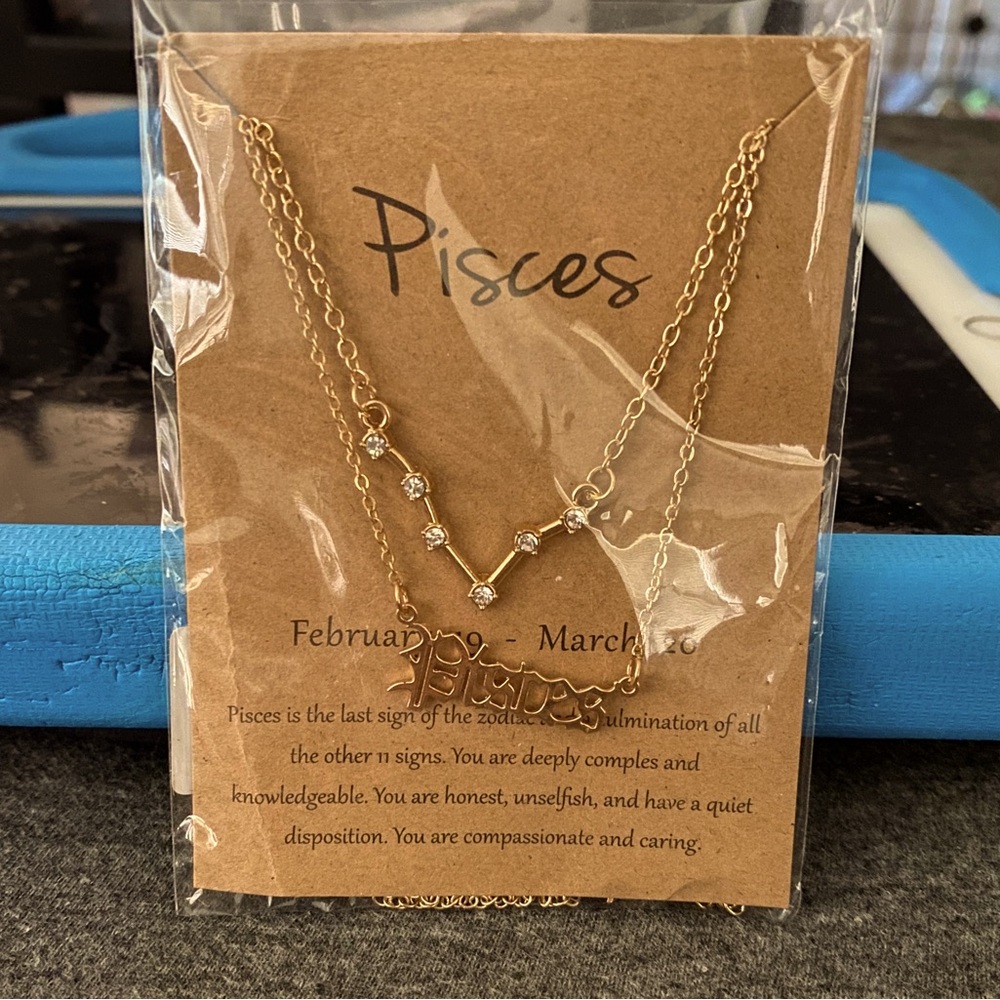 Pisces Constellation 2-Necklace Set